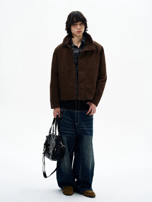 RT No. 32512 BROWN FUR COLLAR JK