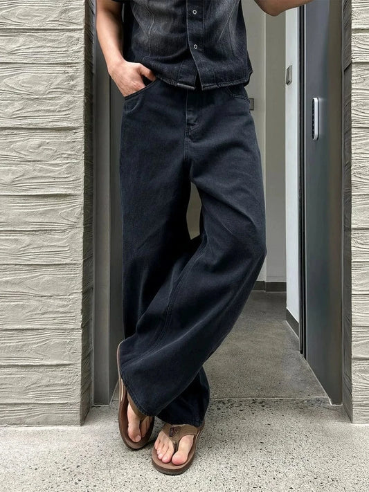 RT No. 32062 MAINICHI WIDE STRAIGHT JEANS