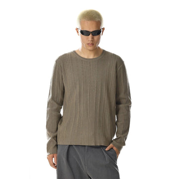 RT No. 32722 YORU KNITWEAR TEXTURE LONGSLEEVE
