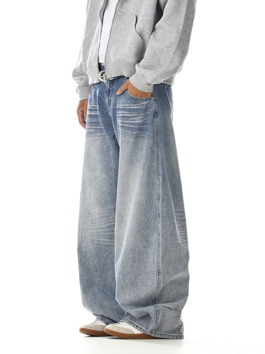 RT No. 32741 WHISKER WASH DENIM JEANS