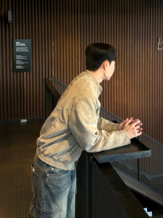 RT No. 32084 RECONSTRUCTED SUEDE ZIP JK