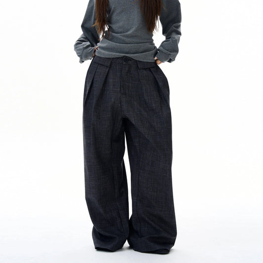 RT No. 32106 PLEATED BAGGY SUIT PANTS