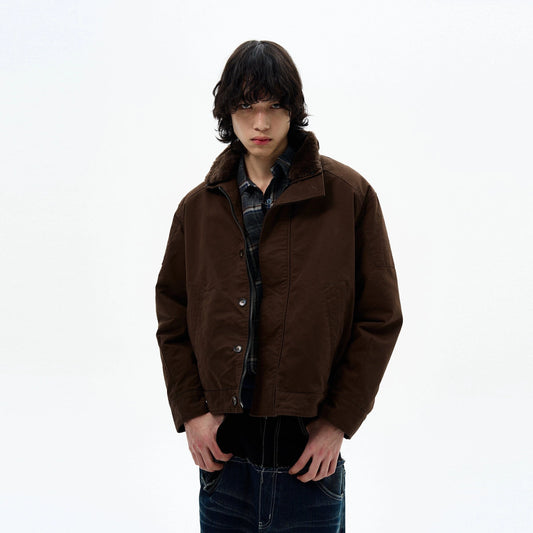 RT No. 32512 BROWN FUR COLLAR JK