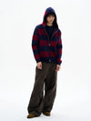 RT No. 32522 KNITWEAR STRIPED ZIP HOODIE