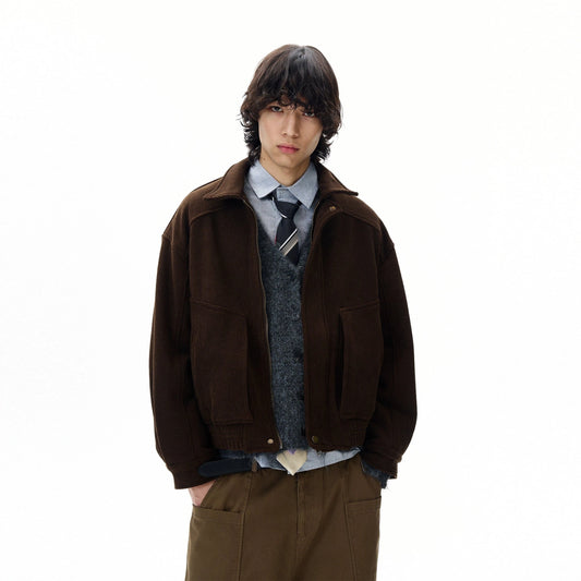 RT No. 32109 BROWN CORDUROY ZIP JK