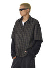 RT No. 32728 TWO PIECE PLAID SHIRT LONGSLEEVE