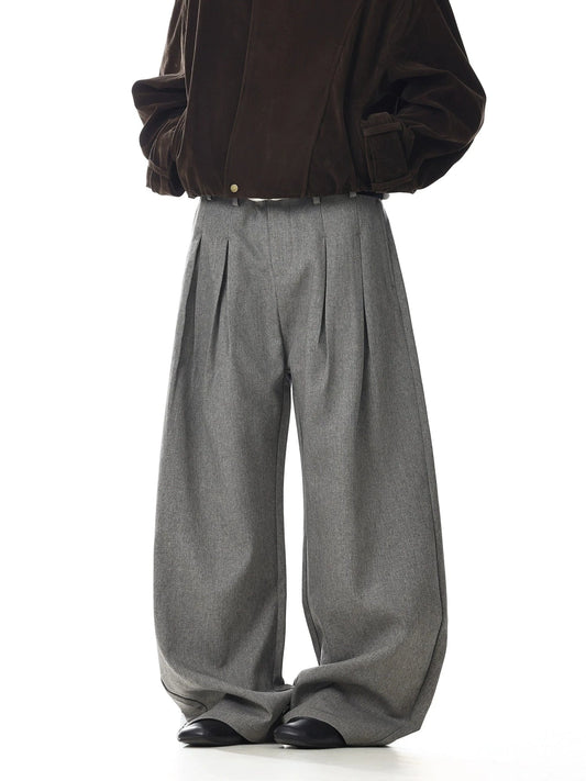 RT No. 32736 PLEATED STRAIGHT SUIT PANTS