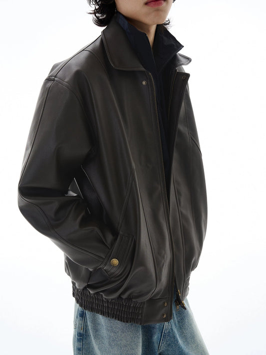 RT No. 32103 RODEO LEATHER ZIP JK