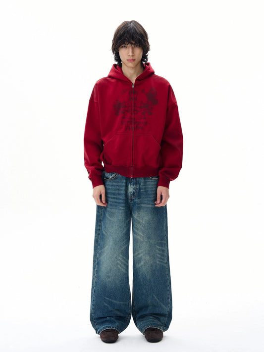 RT No. 32501 KNIGHT GRAPHIC ZIP HOODIE