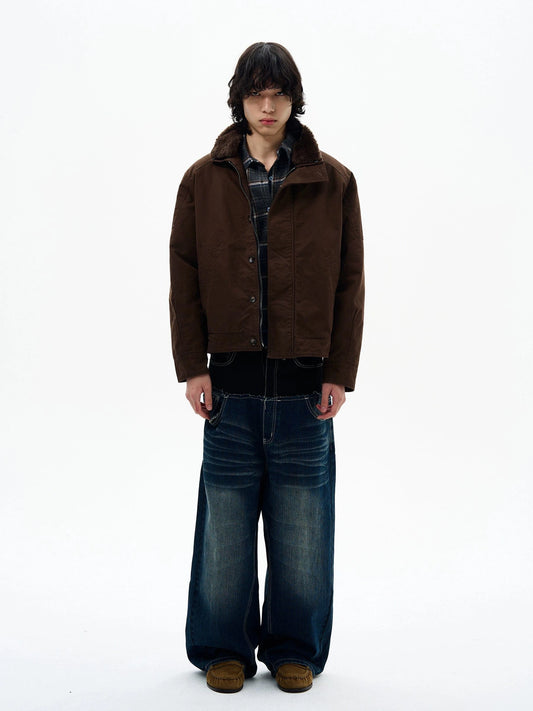 RT No. 32512 BROWN FUR COLLAR JK