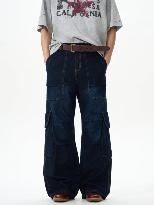 RT No. 12480 RECONSTRUCTED WORKWEAR STRAIGHT PANTS