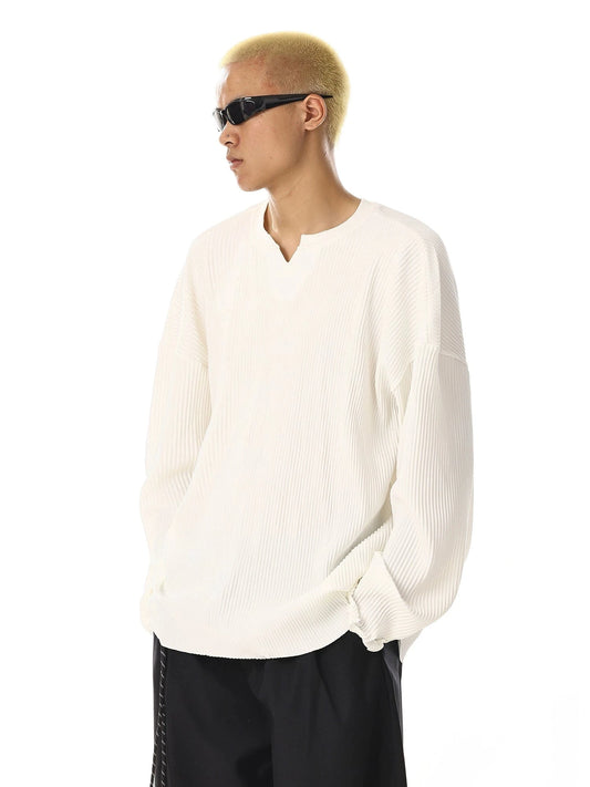 RT No. 32746 V-NECK WAFFLE