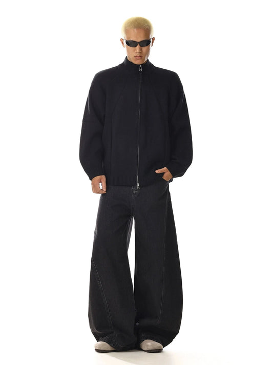 RT No. 32743 KNITWEAR SPORTS ZIP SWEATER