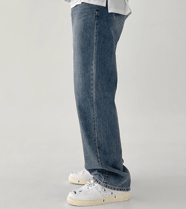 RT No. 10885 BLUE DENIM STRAIGHT JEANS