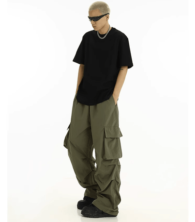 RT No. 10257 WIDE STRAIGHT CARGO PANTS