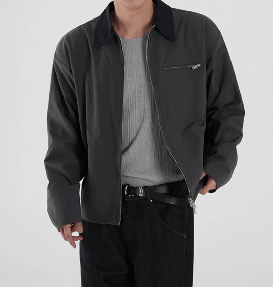 RT No. 12528 WORKWEAR GRAY ZIP JK