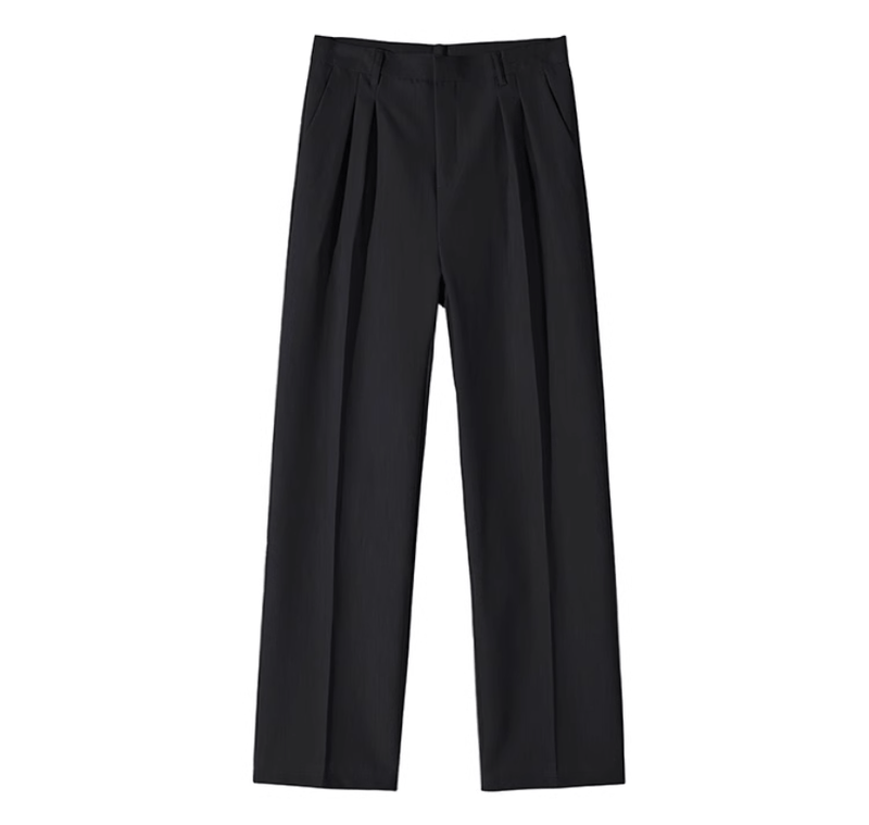 RT No. 8056 DRAPE WIDE STRAIGHT PANTS