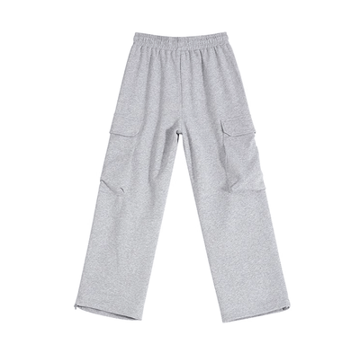 RT No. 11517 GRAY WIDE STRAIGHT SWEATPANTS