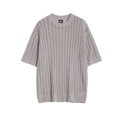 RT No. 11514 KNIT HOLLOW SHORT SLEEVE