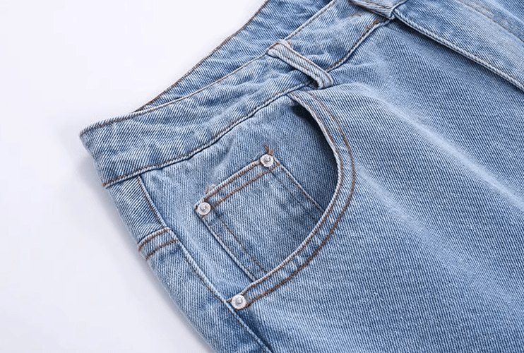 RT No. 9235 BLUE DENIM STRAIGHT JEANS