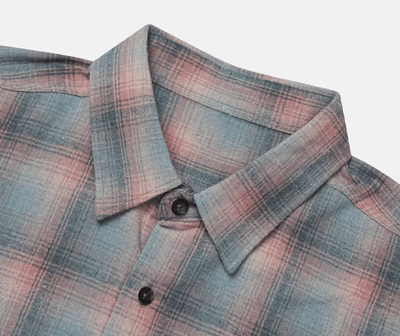 RT No. 11161 PLAID BUTTON-UP SHIRT