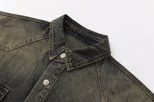 RT No. 12488 RETRO BLUE DENIM SHIRT JK
