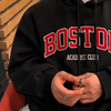 RT No. 12315 BOSTON LETTERED HOODIE