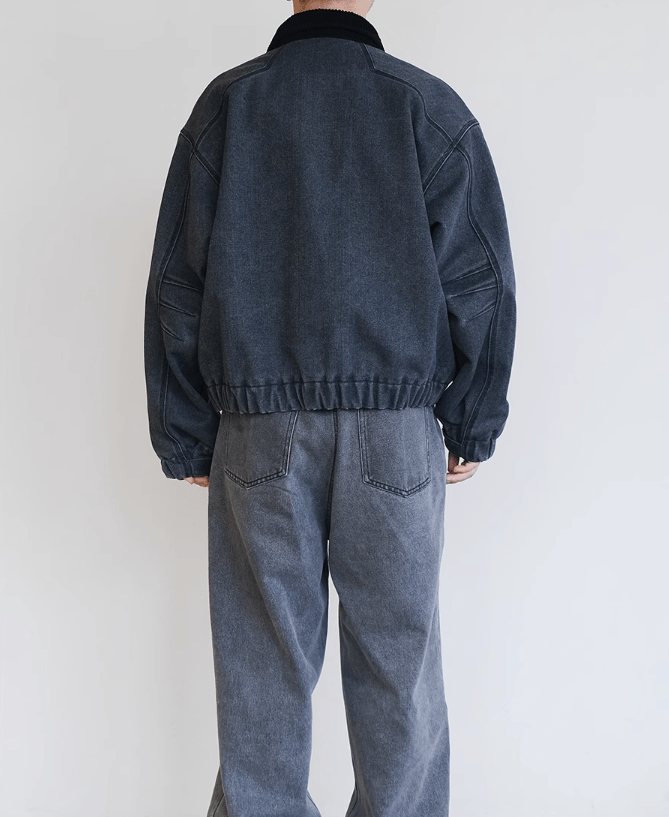 RT No. 9710 WASHED GRAY HEAVY DENIM JK