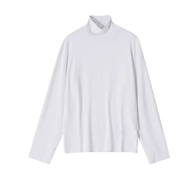 RT No. 10611 SLIM MOCK NECK LONGSLEEVE