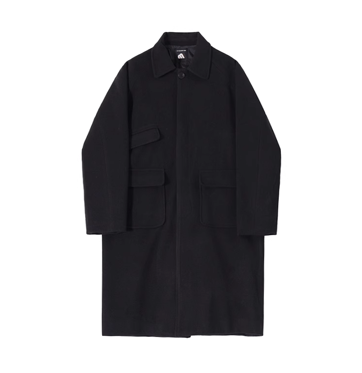 RT No. 10619 WOOLEN COLLAR COAT JK