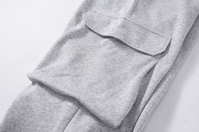 RT No. 11517 GRAY WIDE STRAIGHT SWEATPANTS