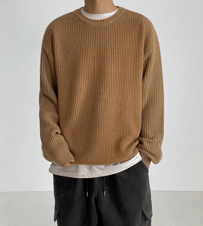 RT No. 10284 KNITTED PULLOVER SWEATER