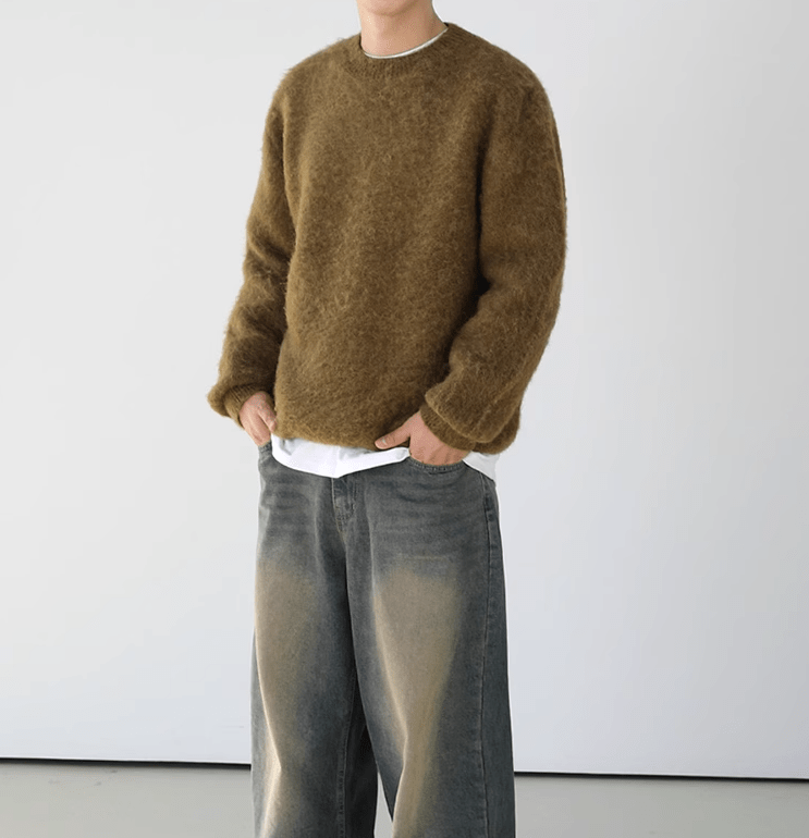 RT No. 10282 KNITTED PULLOVER SWEATER