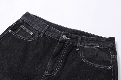 RT No. 11429 BLACK DENIM JK & BOTTOM JEANS