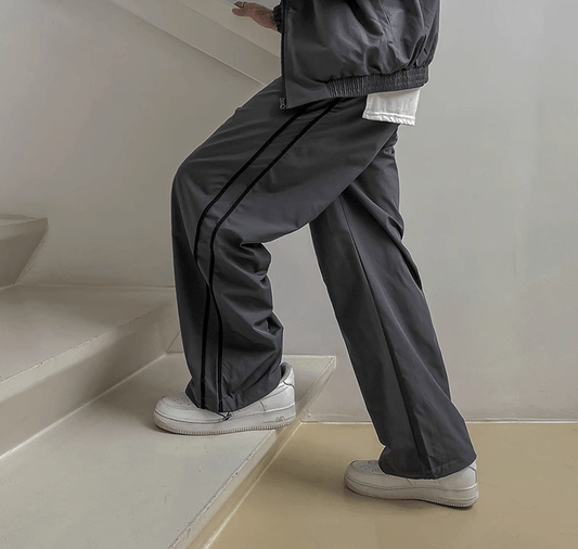 RT No. 11266 STRIPED SPORT STRAIGHT PANTS