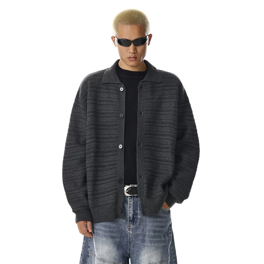 RT No. 33000 KNITWEAR COLLAR CARDIGAN