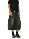 RT No. 18204 WASHED DENIM SHORTS