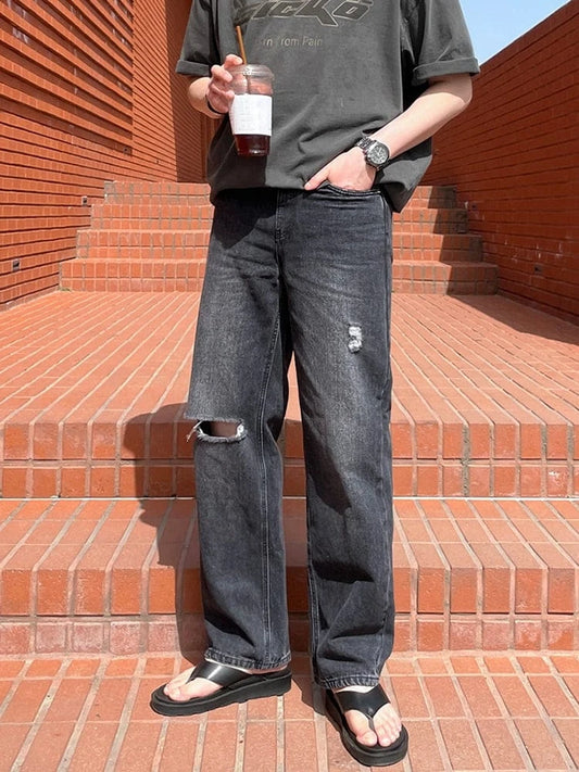 RT No. 18180 DISTRESSED DENIM JEANS