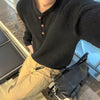 RT No. 32072 KNITWEAR HENRY COLLAR SWEATER