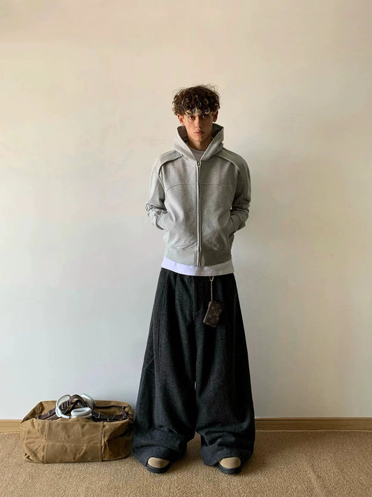 RT No. 18010 RECONSTRUCTED ZIP HOODIE