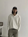 RT No. 18759 BOXY KNIT POLO LONGSLEEVE
