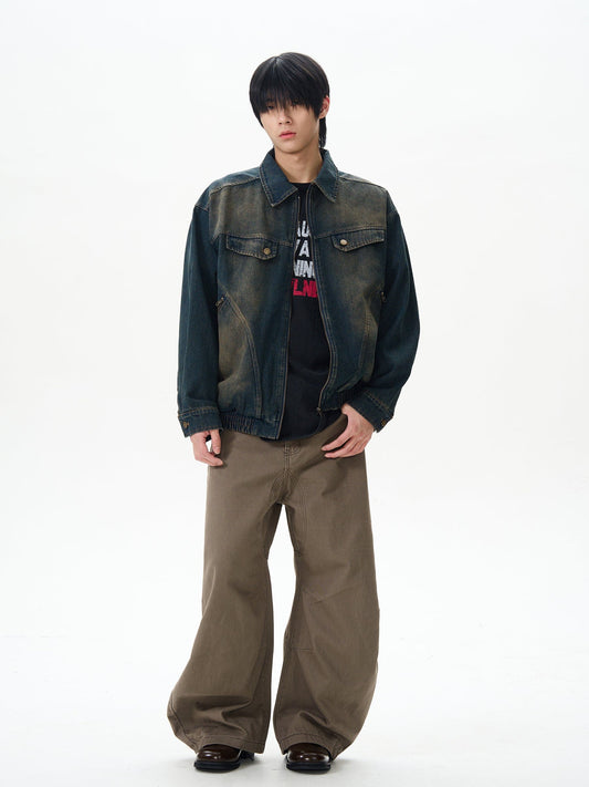 RT No. 12417 RETRO BLUE COLLAR DENIM JK