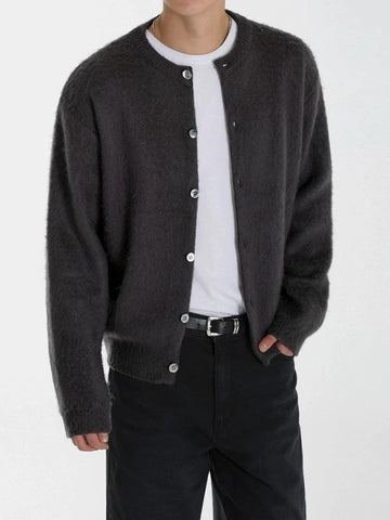 RT No. 32614 DARK GRAY KNITWEAR CARDIGAN