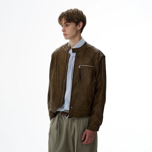 RT No. 40709 SILHOUETTE LEATHER JACKET