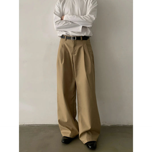 RT No. 29162 PLEATED STRAIGHT WIDE PANTS