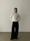 RT No. 29157 MAINICHI STRAIGHT DRAPE PANTS