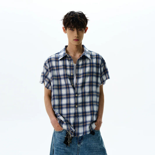 RT No. 40518 PLAID BARN SHORT SLEEVE SHIRT