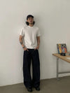 RT No. 18736 DARK BLUE DENIM STRAIGHT JEANS