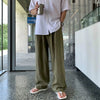 RT No. 18297 LINEN CASUAL STRAIGHT PANTS