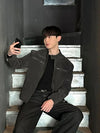 RT No. 32603 BIKER COLLAR LEATHER JK
